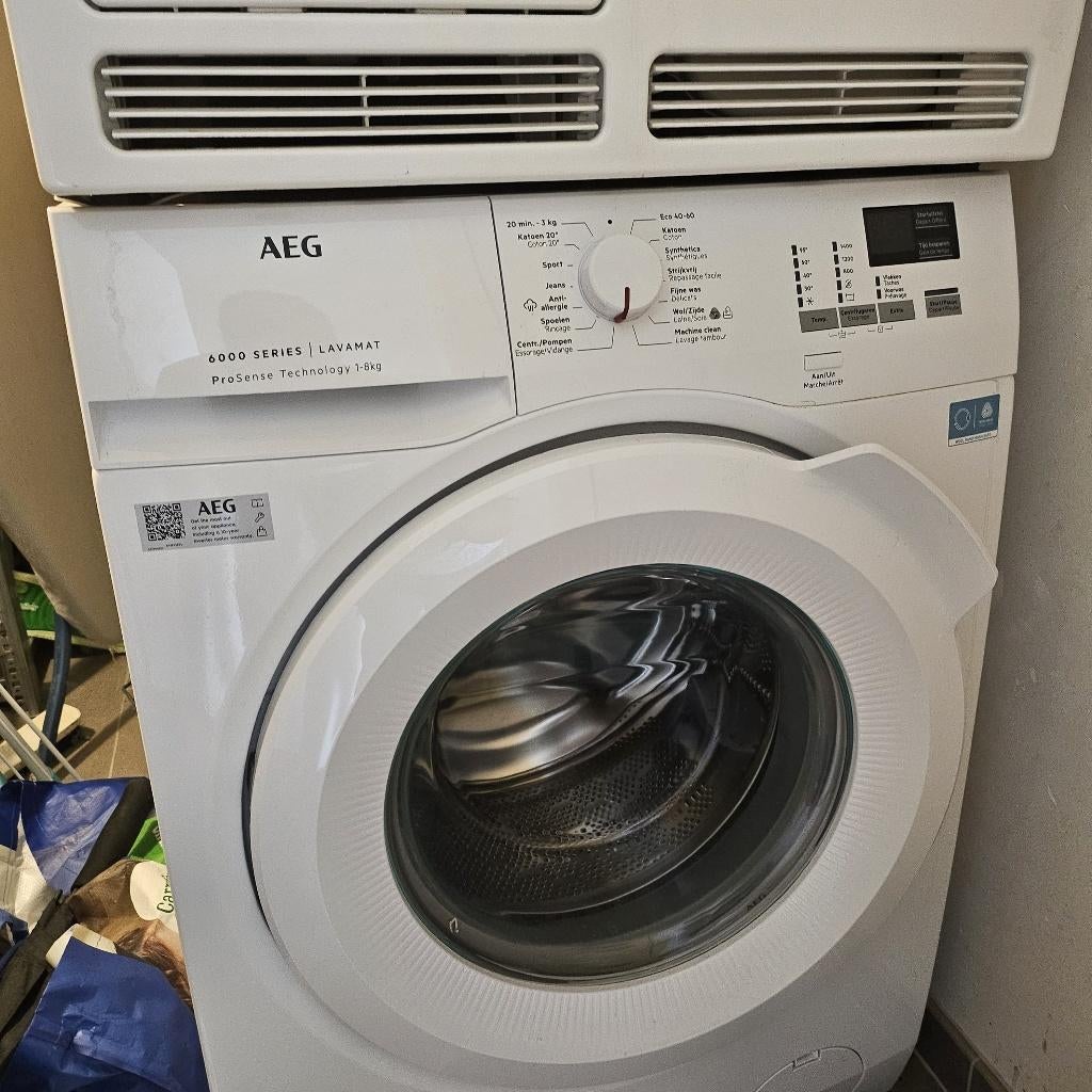 Machine à laver AEG 6000 ProSense — 8 kg, Electroménager, Lave-linges séchants, Comme neuf, 8 à 10 kg, 90 à 95 cm, Enlèvement