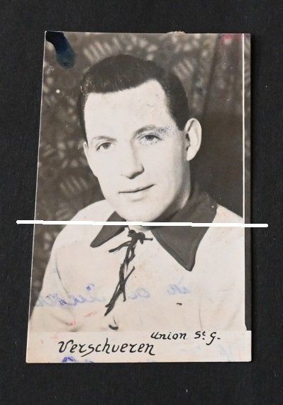 Photo ancienne/Frans Verschueren Union Sint Gilles, anno '40, Collections, Envoi, Utilisé, Affiche, Image ou Autocollant