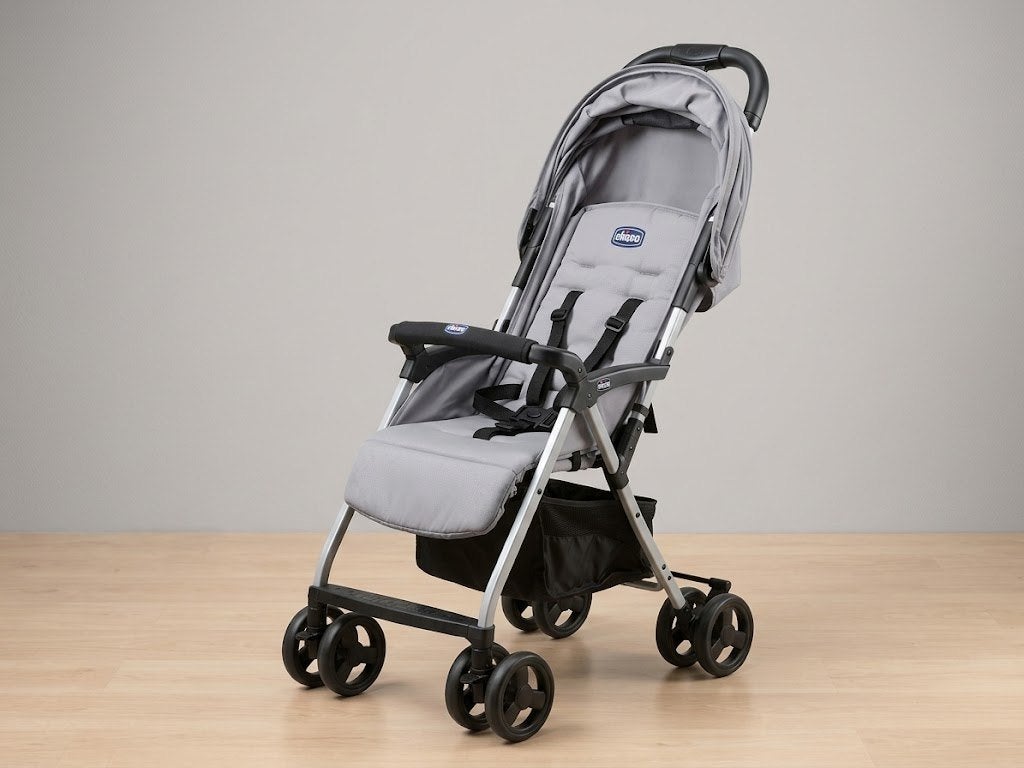 Pousette Chicco ultra compacte, Autres marques, Comme neuf, Pneus, Enlèvement