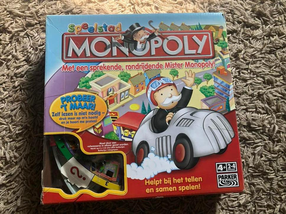 Monopoly pour les plus petits avec une voiture parlante, Enlèvement ou Envoi, Utilisé