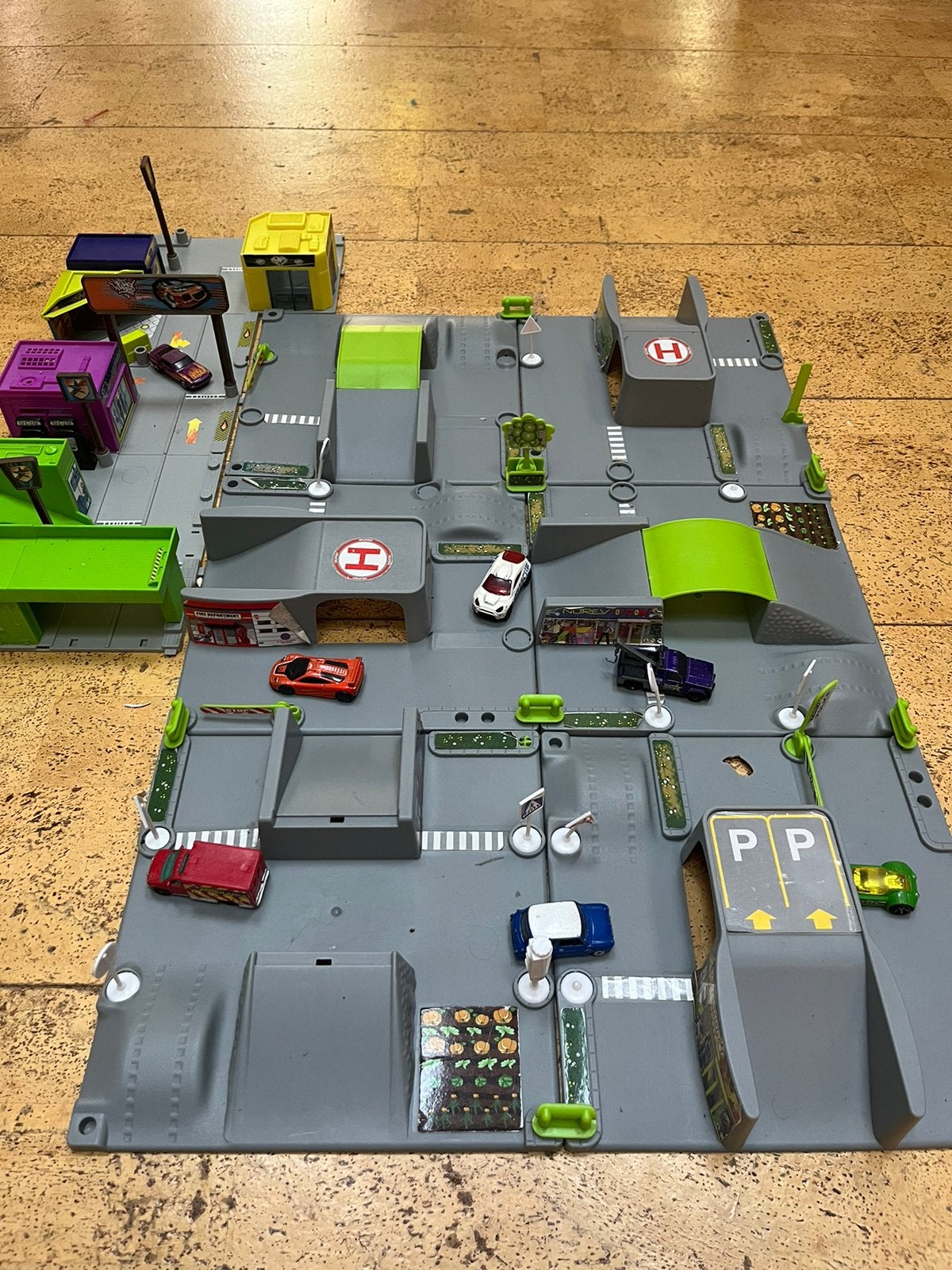 Modulaire autobaan, Ophalen, Gebruikt