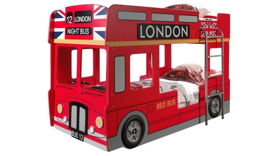 Stapelbed london bus, Ophalen