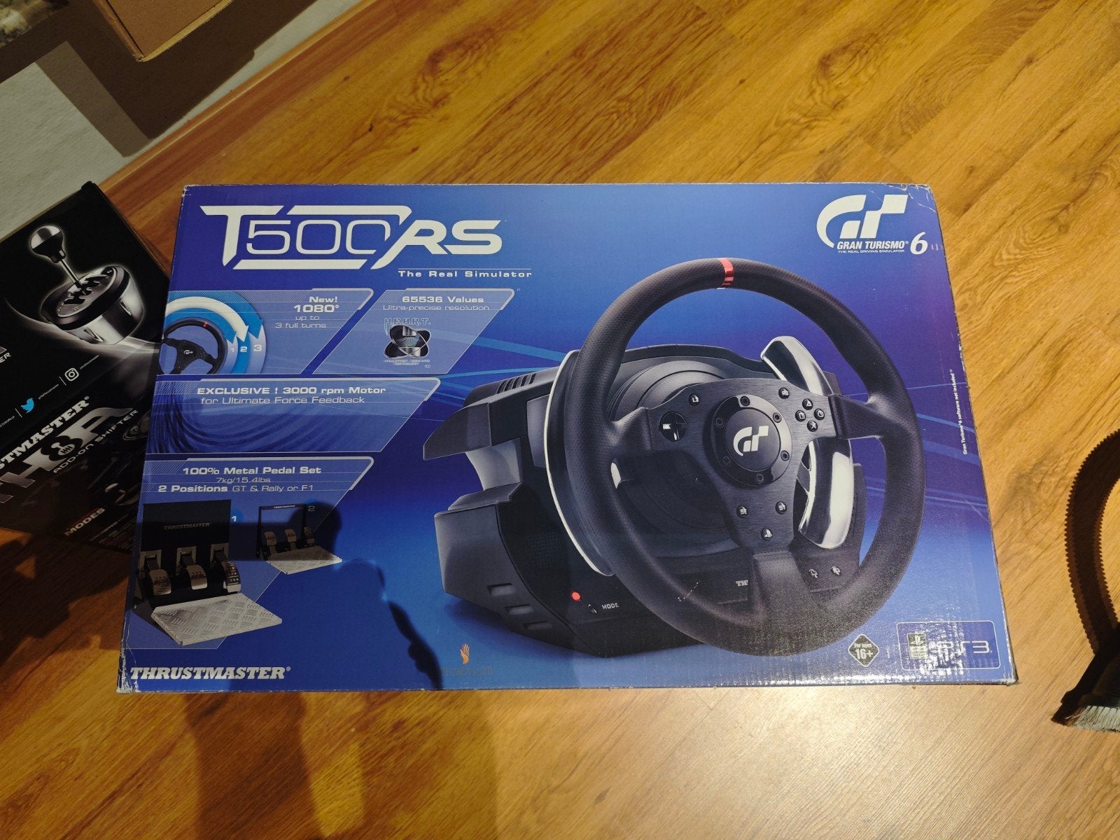 Set volant Thrusmaster T500RS + shifter + support bureau, Enlèvement, Neuf, Volant ou Pédales, PlayStation 3