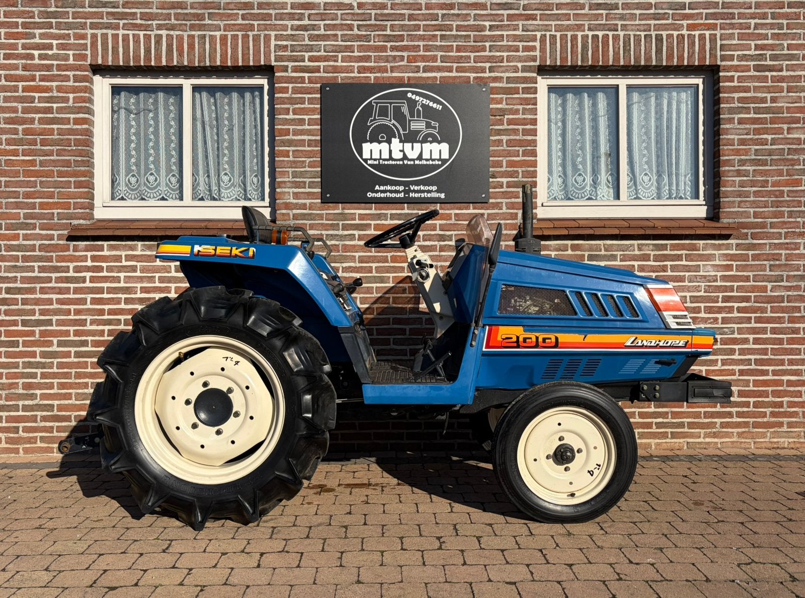 Minitractor Iseki Landhope 200 - 3cilinder - 2wd - TOPSTAAT!, Tuin en Terras, Ophalen of Verzenden
