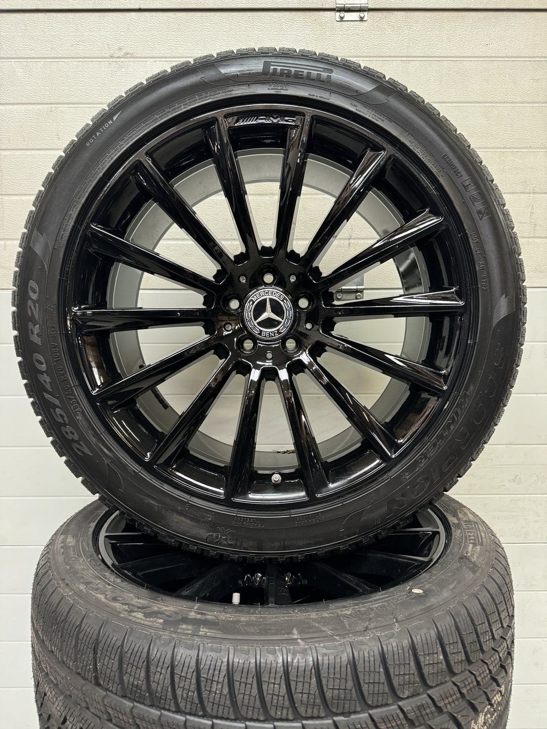 NIEUW 20’’MERCEDES GLC AMG KLASSE VELGEN WINTERBANDEN ORIG, Neuf, Pneus et Jantes, Pneus hiver, 255 mm