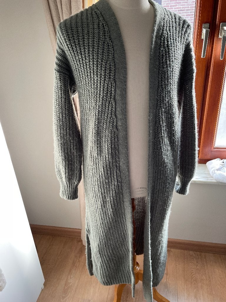 Prachtige warme lange gilet kaki Black Rose TU, Ophalen of Verzenden