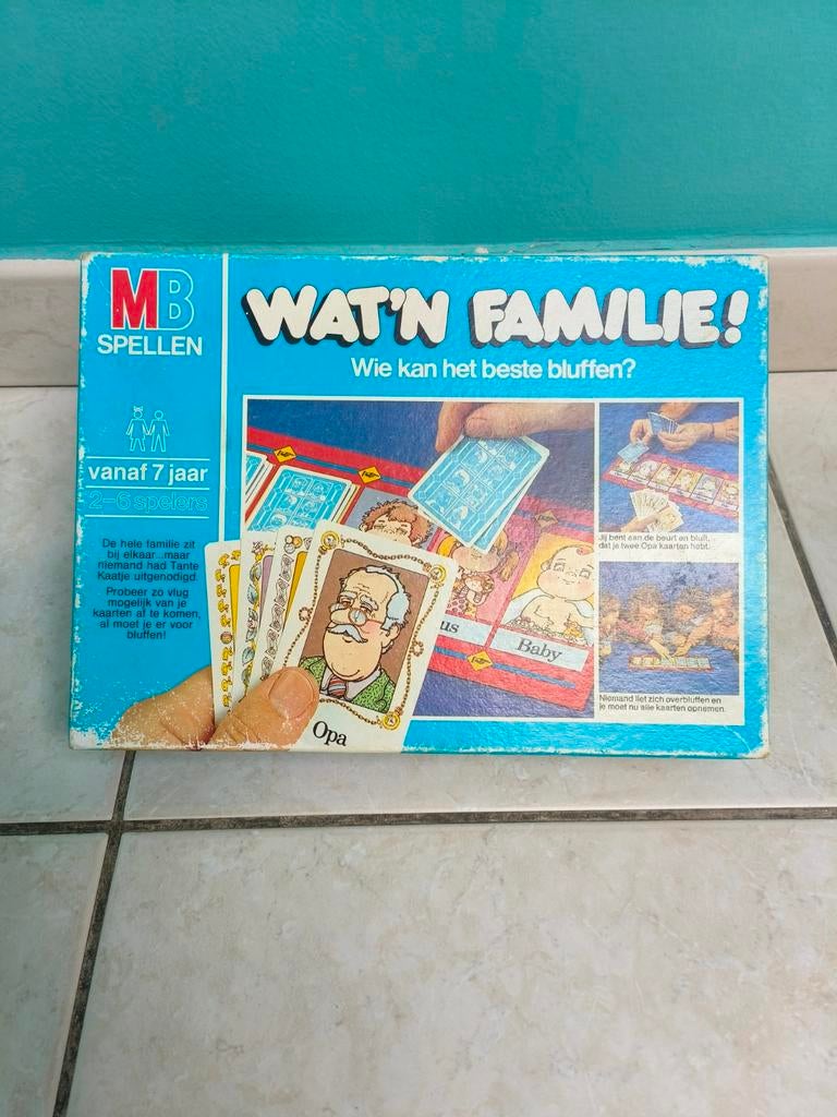 Gezelschapsspel wat 'n familie, Hobby en Vrije tijd, Gezelschapsspellen | Bordspellen, Ophalen of Verzenden