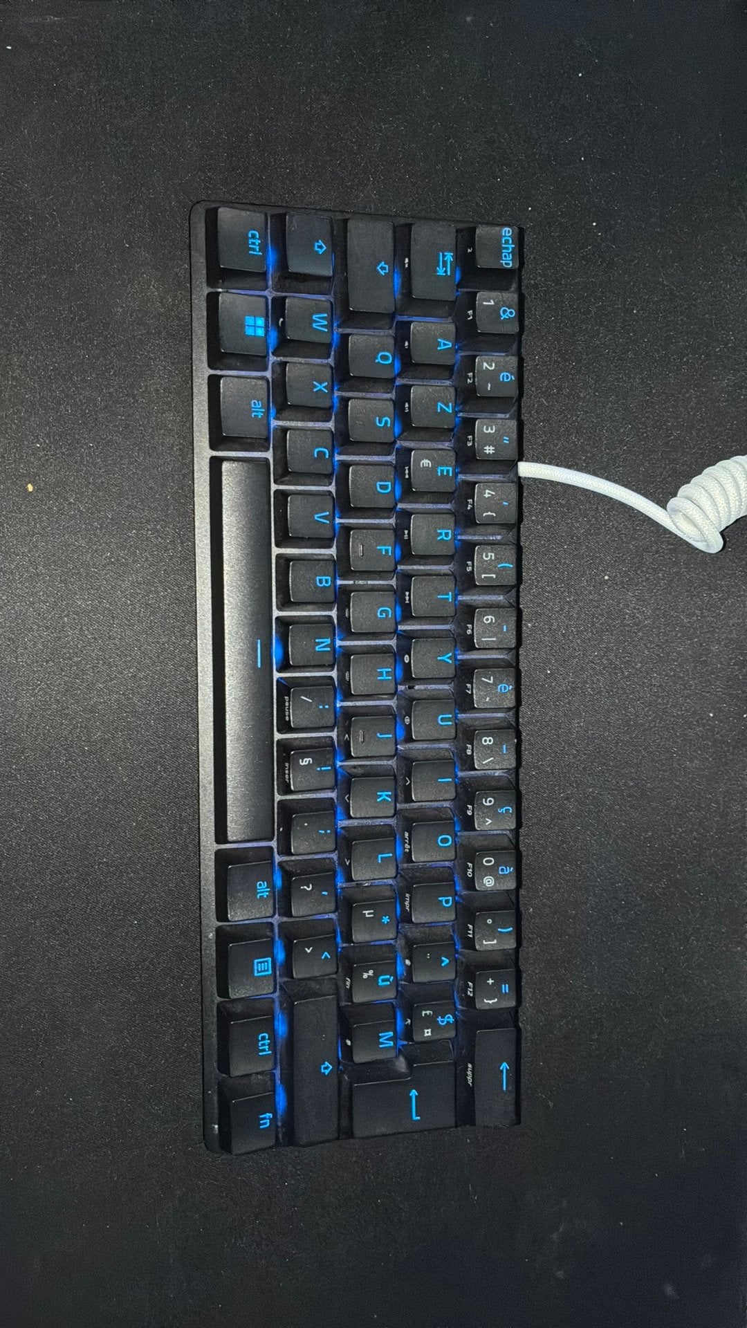 Razer Huntsman mini, Informatique & Logiciels, Clavier gamer, Azerty, Comme neuf, Enlèvement