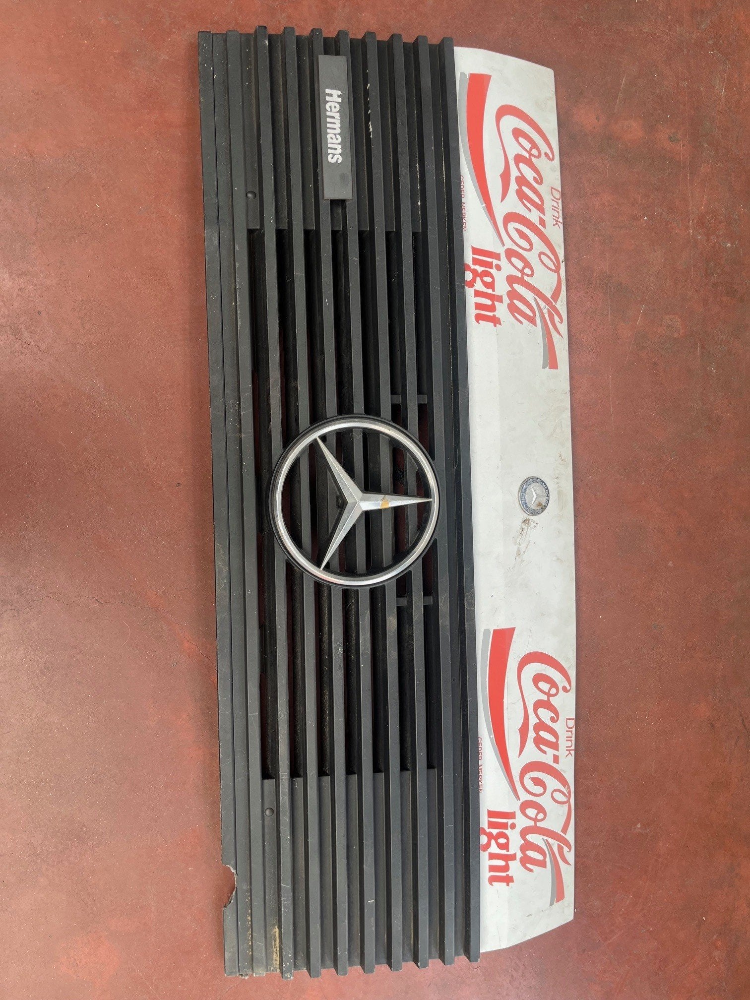 Grille + Fijne grille, Gebruikt, Mercedes-Benz, Carrosserie en Plaatwerk
