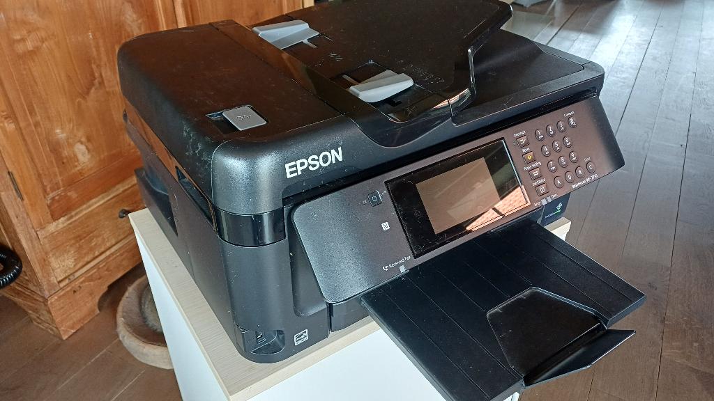 All in one printer scanner Epson WF7710 - Kleur A3 en A4, Computers en Software, Printers, Ophalen, Gebruikt, All-in-one, Draadloos