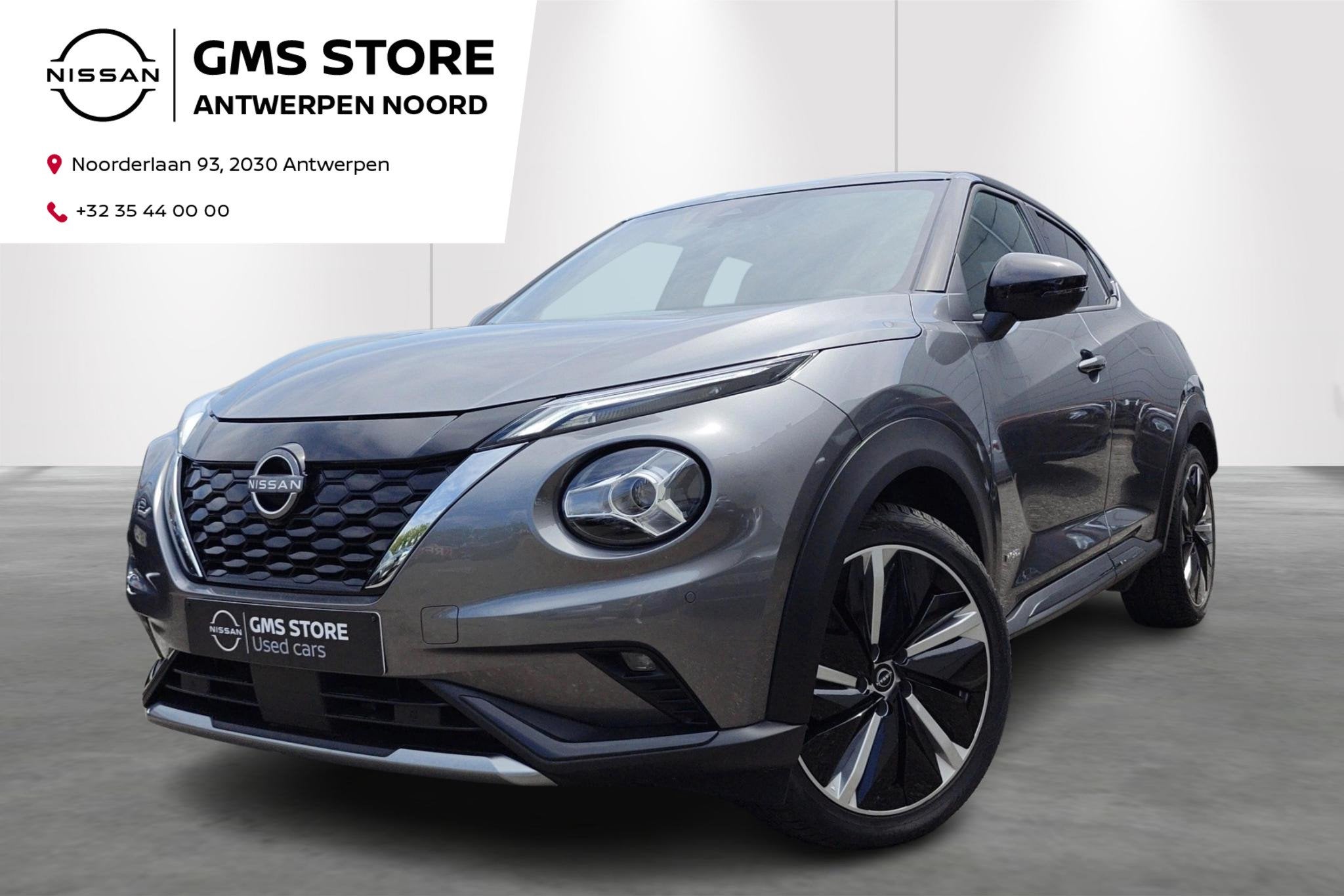 Nissan Juke 1.6 Hybrid 145 N-Design, Auto's, Nissan, Stof, Gebruikt, 4 cilinders, 105 kW