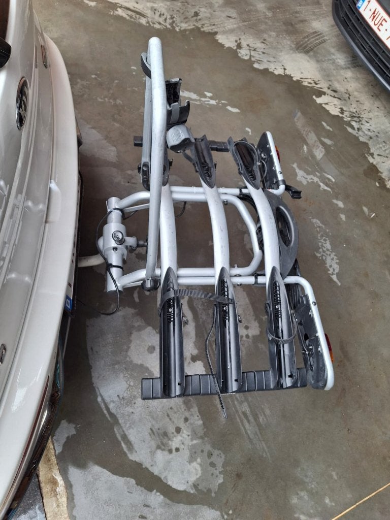 Thule EuroRide 943 Fietsendrager voor 3 fietsen – Kantelbaar, Autos : Divers, Porte-vélos, Utilisé, Support d'attelage, 3 vélos ou plus