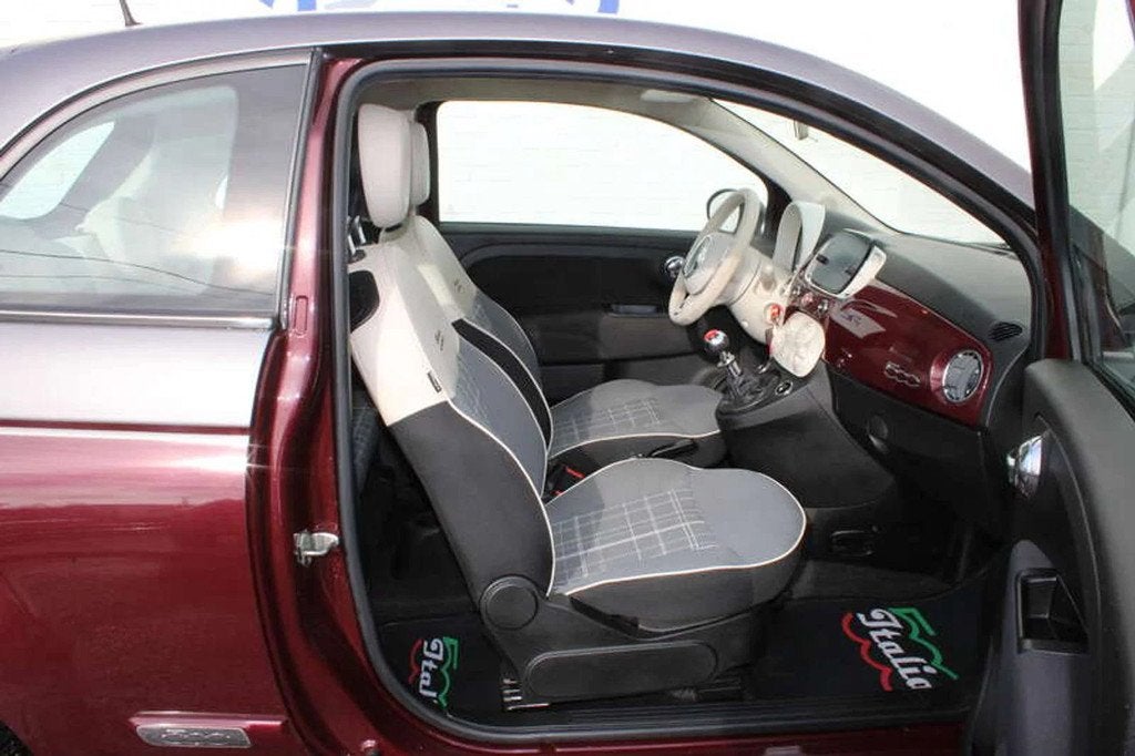 Fiat 500 500 1.2i Pano/Airco/Cruise 2 JAAR garantie!, Auto's, 1305 kg, 4 zetels, Gebruikt, 4 cilinders