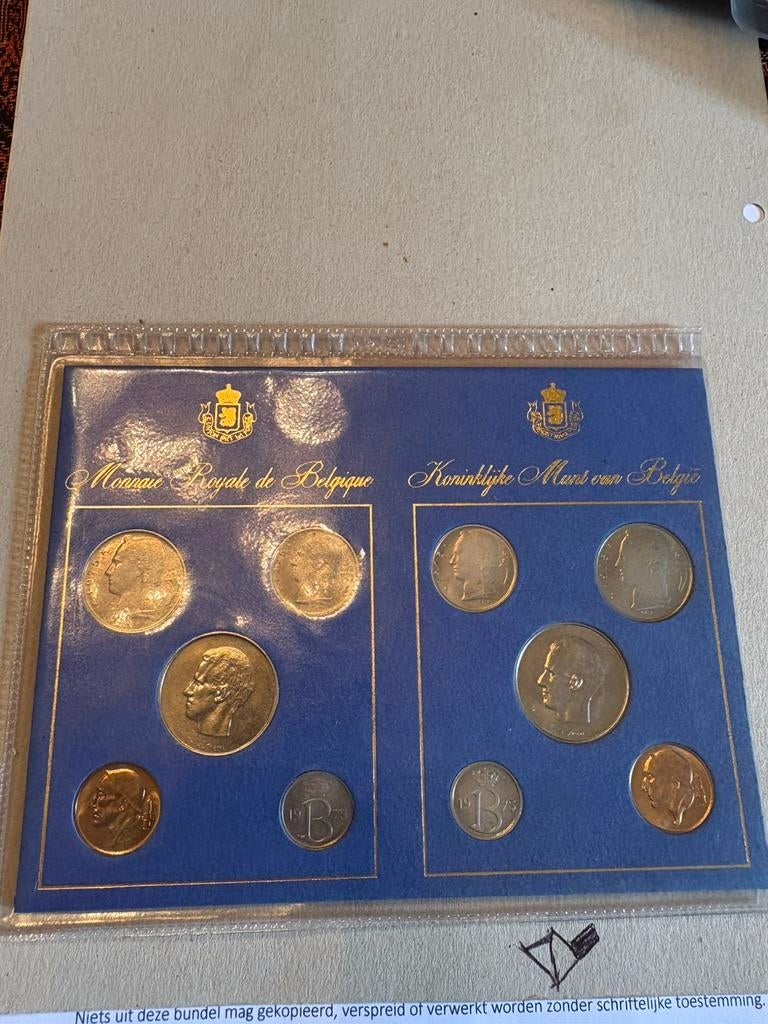FDC set 1975 België, Ophalen of Verzenden, België, Overige waardes