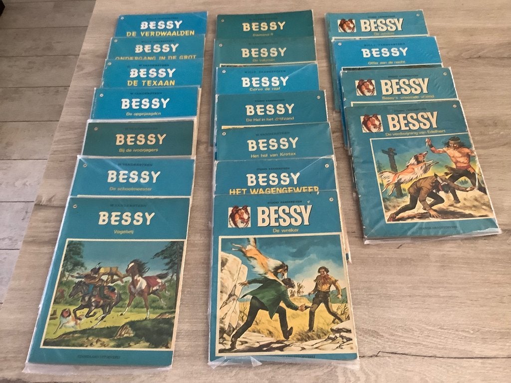 Bessy verschillende strips (1968-1984), Boeken, Stripverhalen, Gelezen, Willy Vandersteen, Ophalen of Verzenden, Meerdere stripboeken