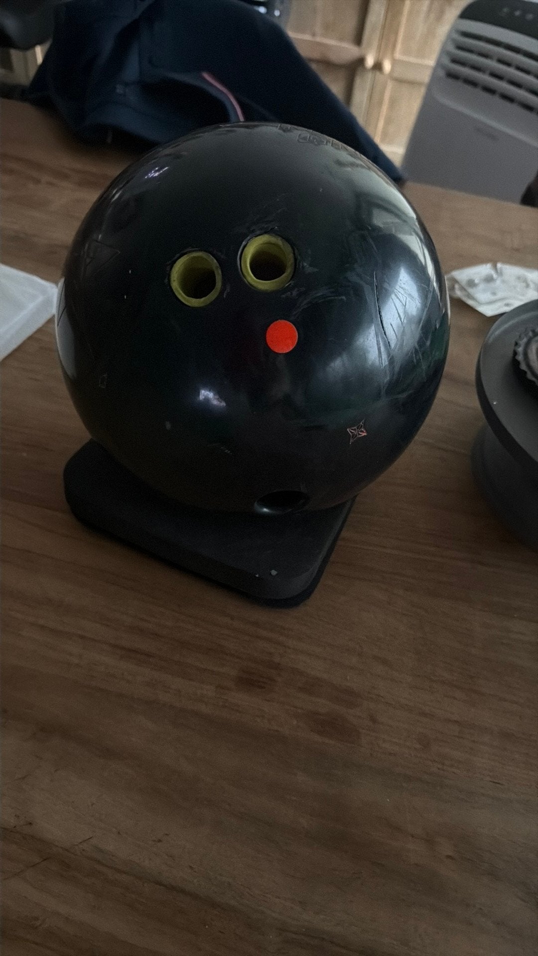 Bowlingbal groen, Ophalen