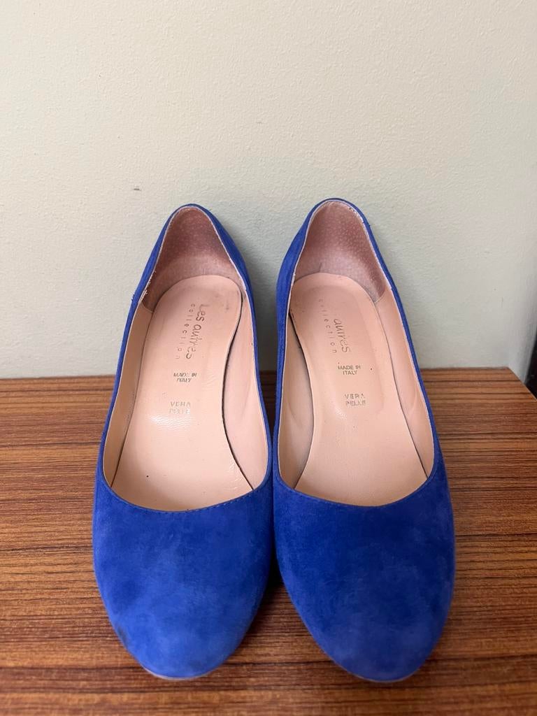 Les Autres schoenen 39 suède, Kleding | Dames, Les autres, Schoenen met lage hakken, Blauw, Ophalen of Verzenden