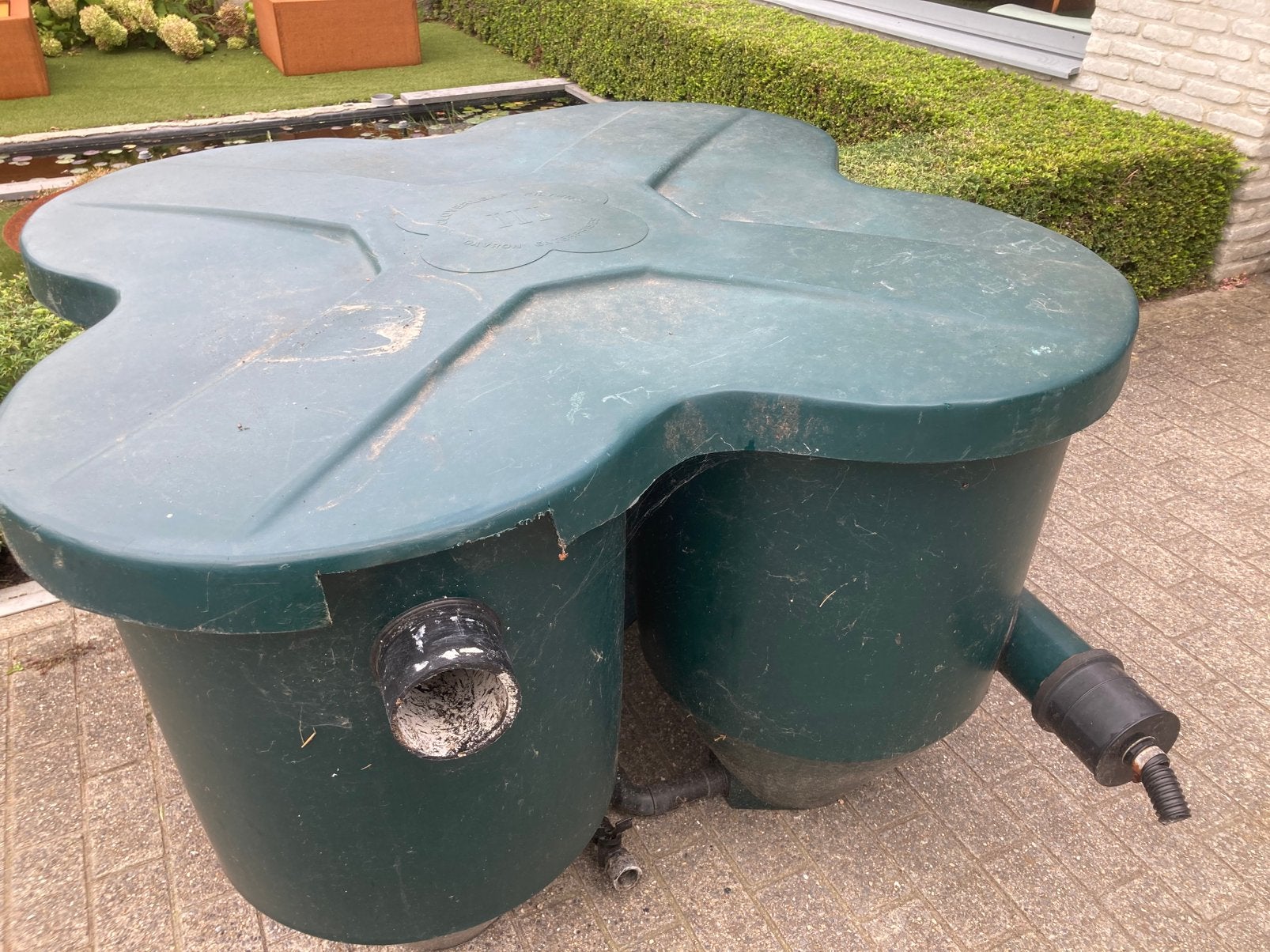 Klaverblad filter, Ophalen, Gebruikt, Vijverfilter