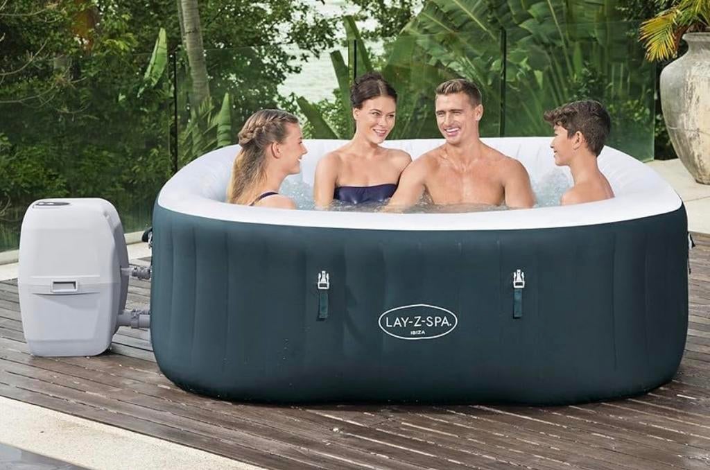 Bestway Lay-Z-Spa Ibiza jacuzzi, Tuin en Terras, Ophalen, Zo goed als nieuw