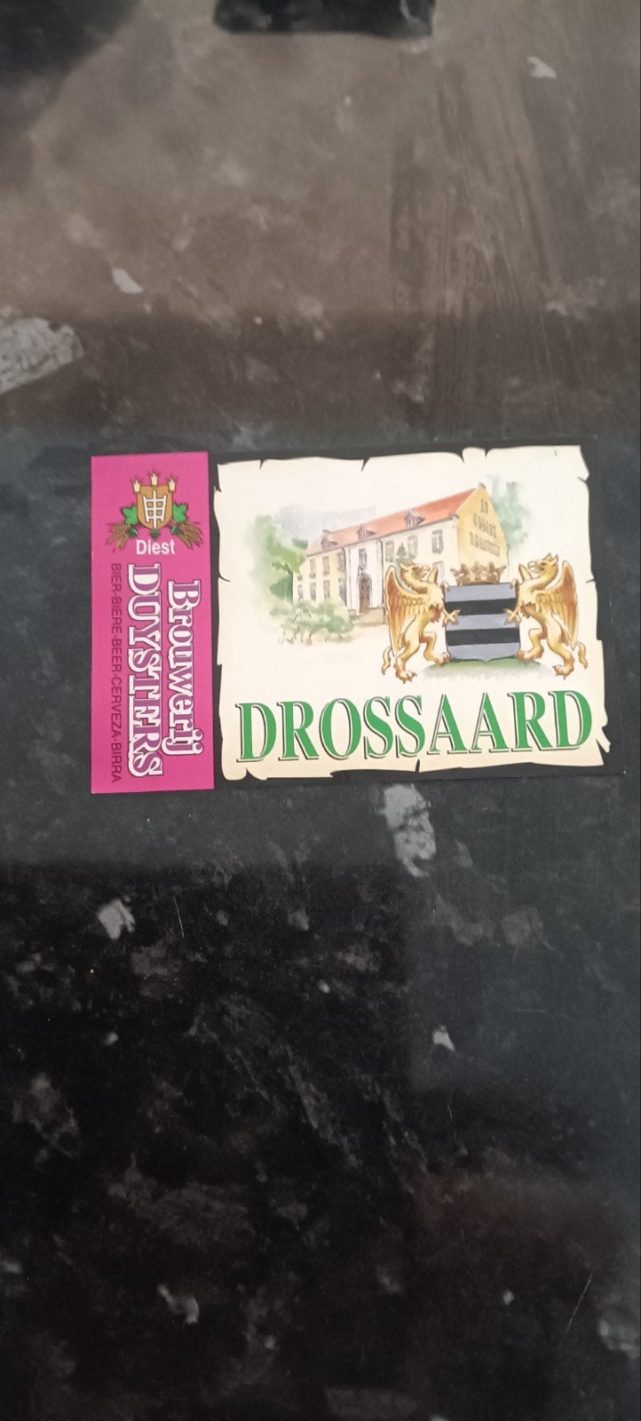 oud bieretiket drossaard br Duysters Diest, Ophalen of Verzenden