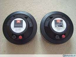 JBL 2425 Compressie Drivers Per Paar, 60 à 120 watts, Utilisé, Enceintes stéréo, Enlèvement ou Envoi