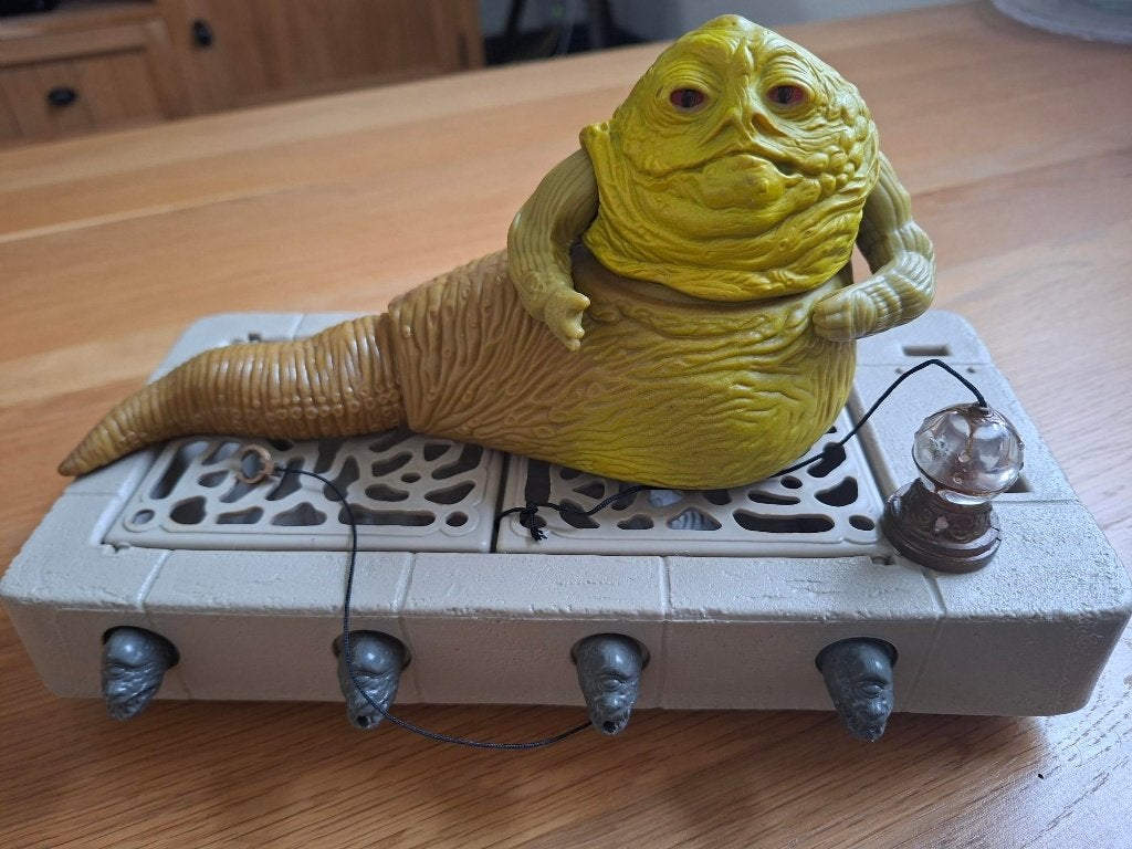 star wars  Jabba le Hutt  1983, Ophalen of Verzenden, Gebruikt, Actiefiguurtje