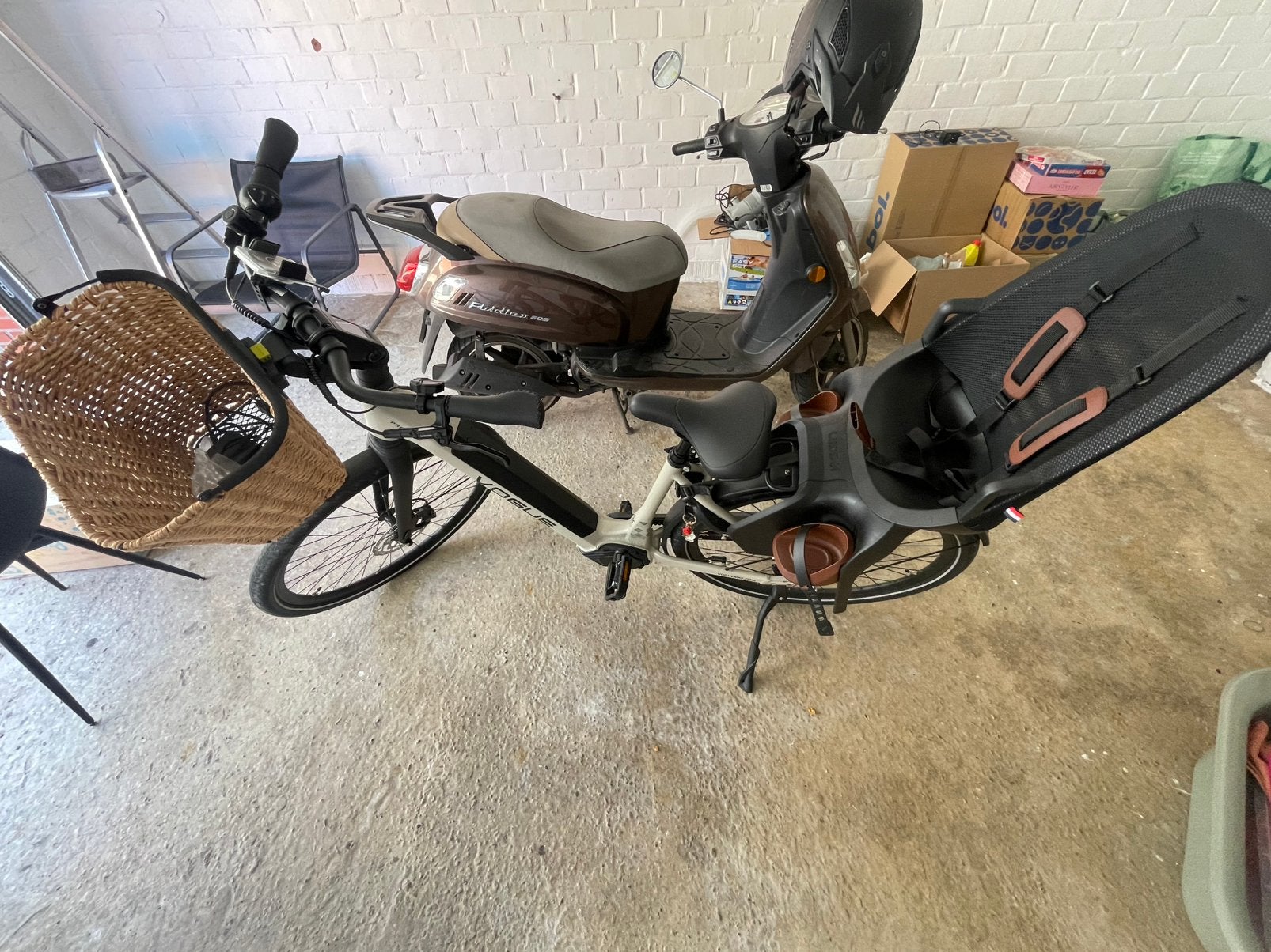 Vogue Prestige Beige met accesoires, Fietsen en Brommers, Zo goed als nieuw, 47 tot 51 cm, 50 km per accu of meer, Ophalen