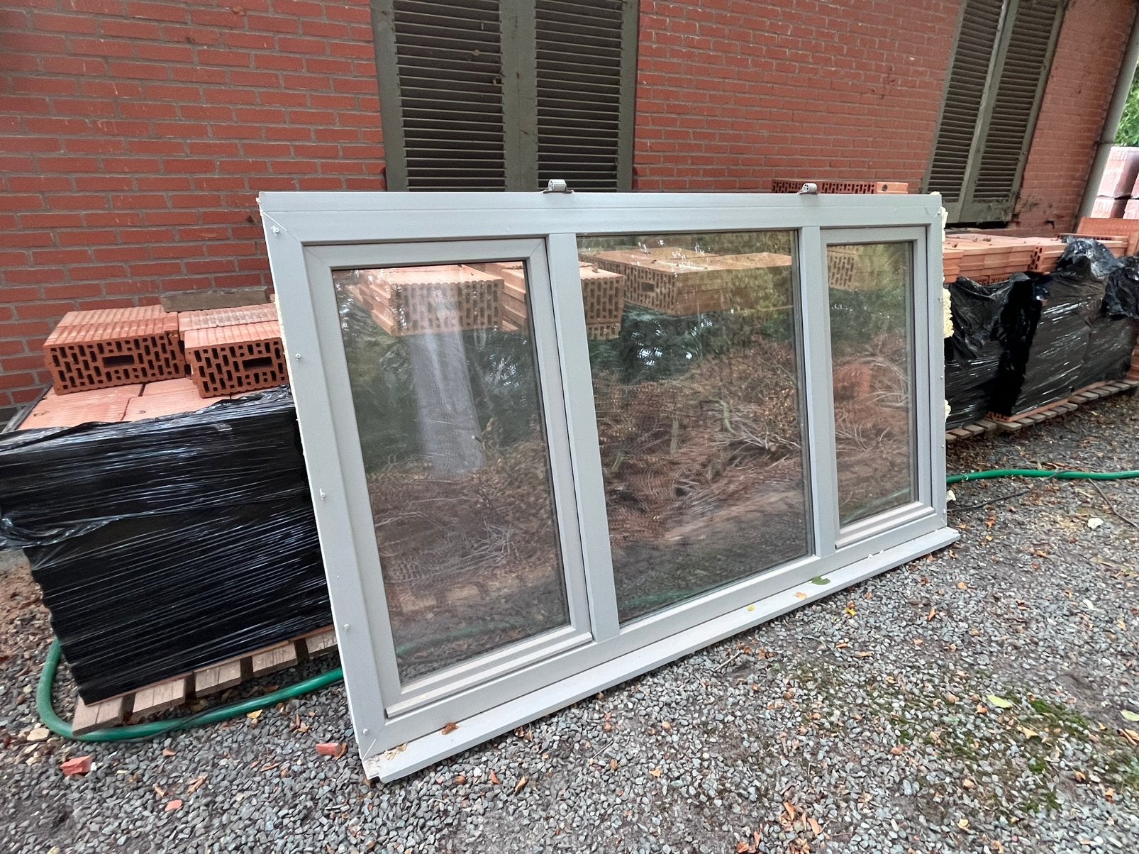 9st PVC ramen en 1 deur - HR glas 1,0 - per stuk, Ophalen, Zo goed als nieuw