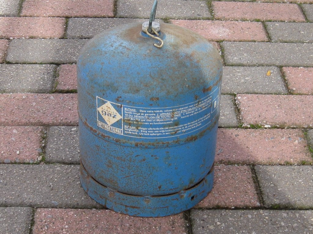 Leeg busje gas, Caravans en Kamperen, Ophalen, Gebruikt