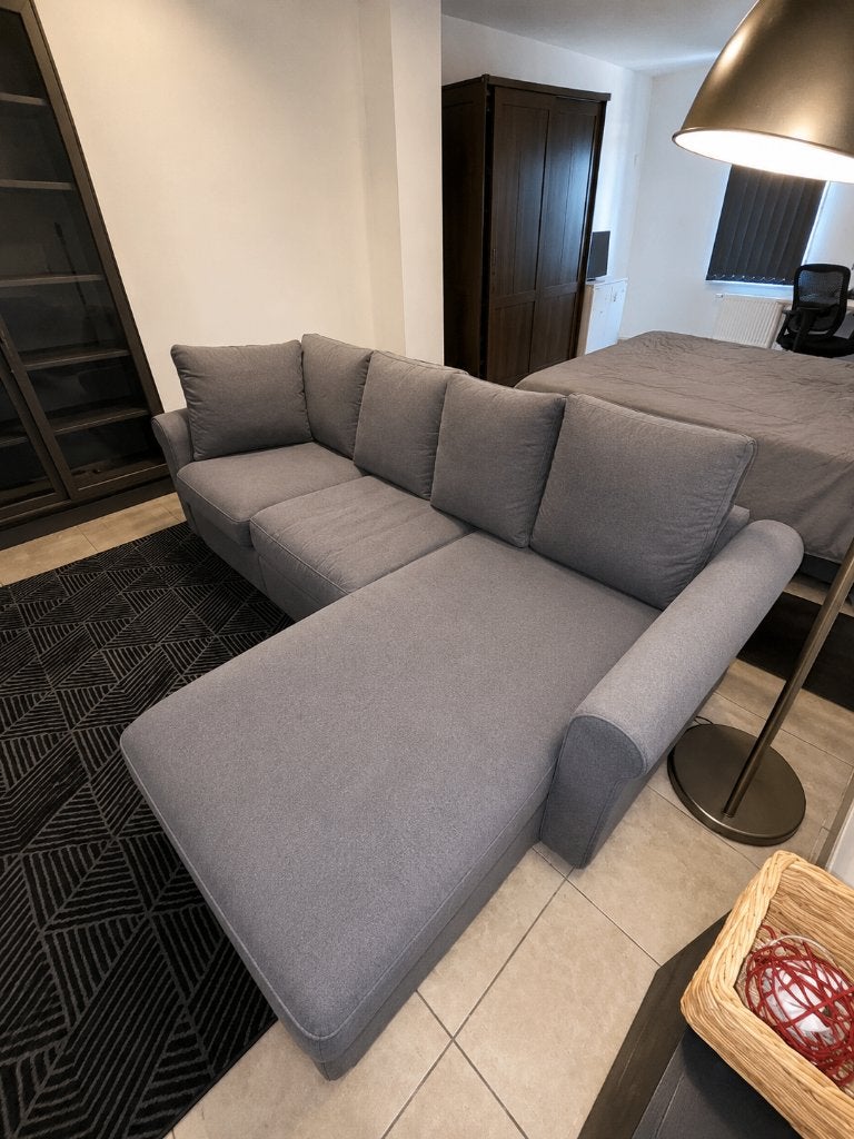 Canapé d'angle IKEA Grondlid avec méridienne, Maison & Meubles, Trois personnes, 100 à 125 cm, 250 à 300 cm, Enlèvement