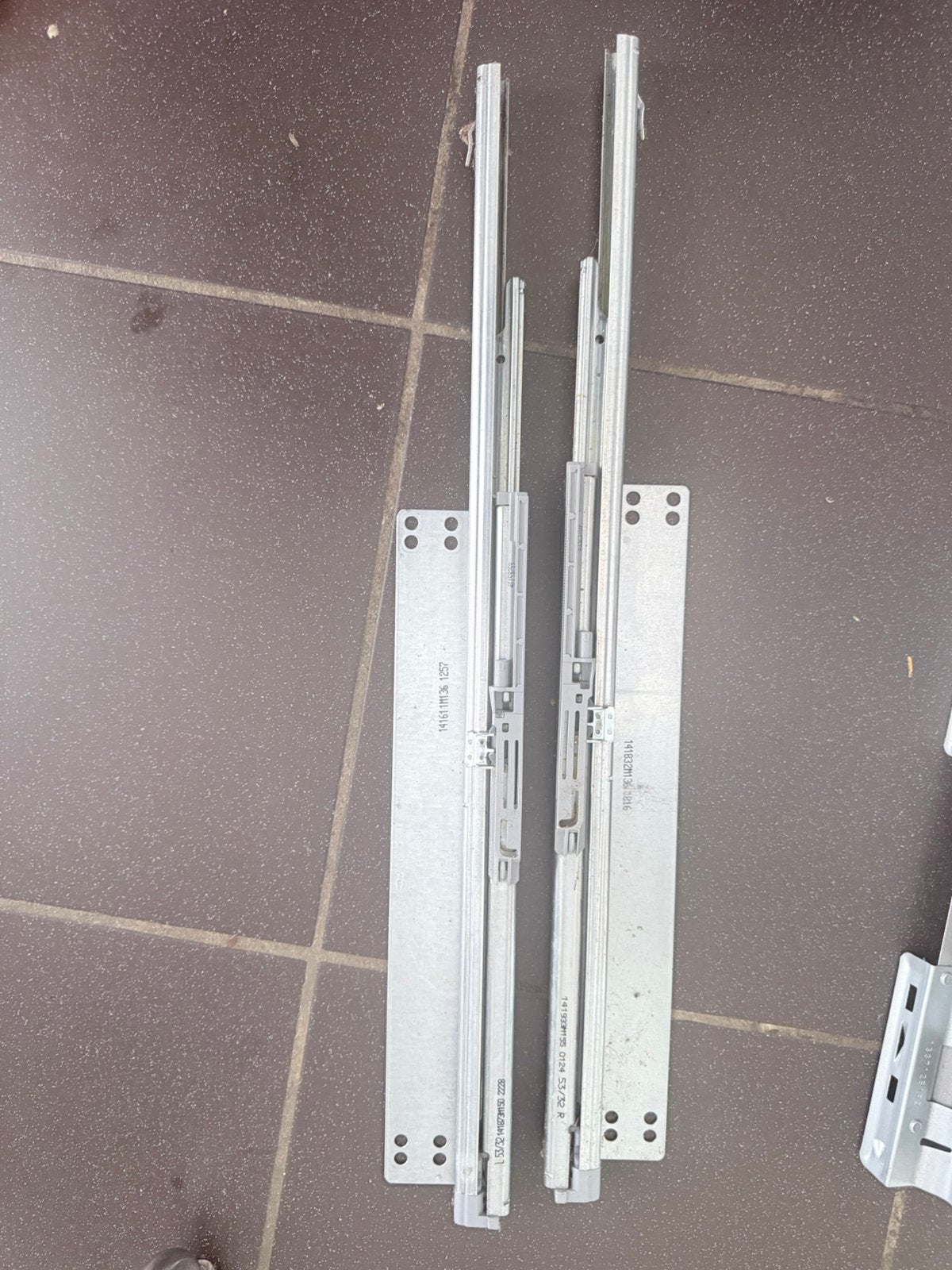 IKEA RATIONELL ladegeleiders + ladeonderdelen keukenlade, 50 à 100 mm, Comme neuf, Autres types, Enlèvement