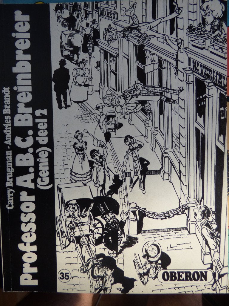 professor A.B.C. breinbreier ,   genie       softcover, Boeken, Stripverhalen, Ophalen of Verzenden