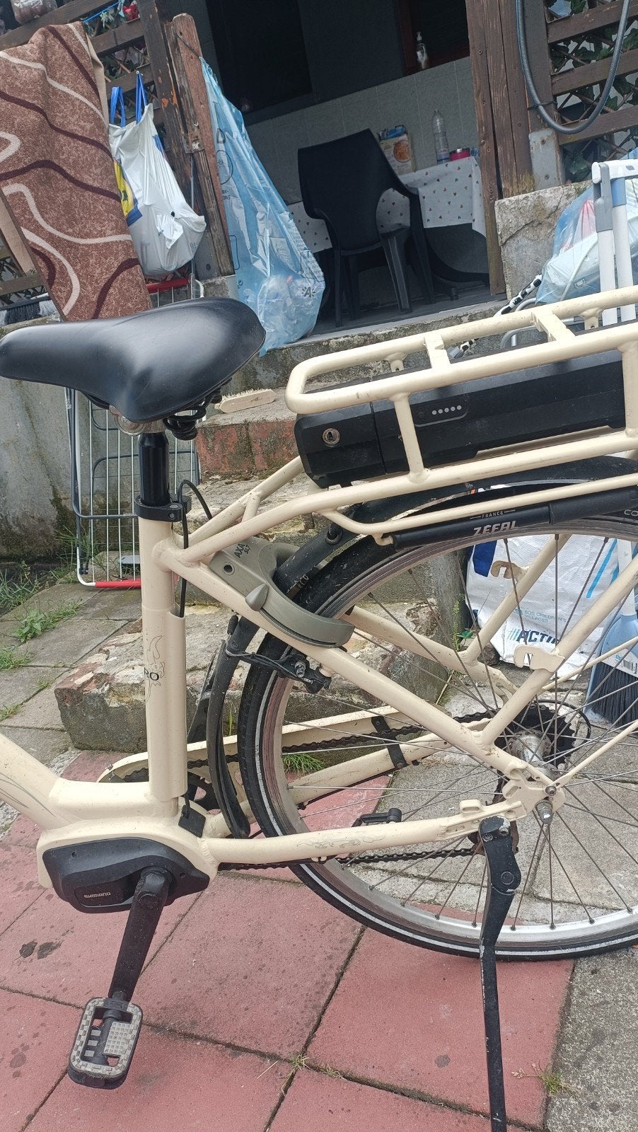 Oxford Shimano elektrische fiets, Ophalen