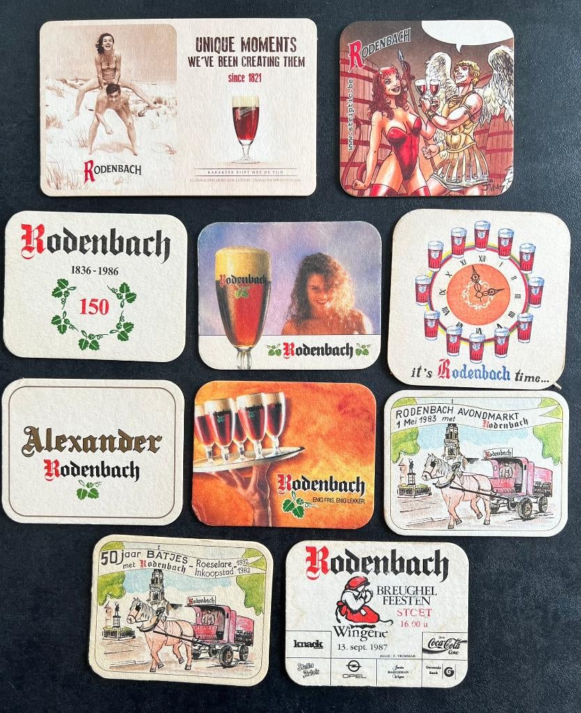 Bierviltjes - RODENBACH 11, Ophalen of Verzenden, Gebruikt, Viltje(s), Overige merken