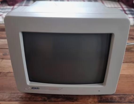Atari SM124 monitor, Ophalen of Verzenden, Gebruikt, Overige modellen