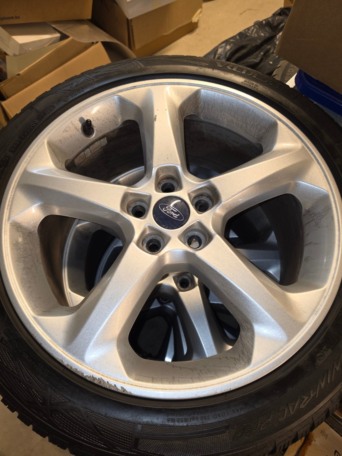 Original  Ford Jante en alliage 18" Modèle 5 branches, argen, Autos : Pièces & Accessoires, Pneus & Jantes, Pneu(s)