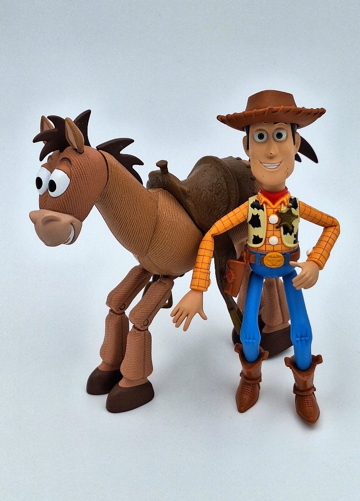 Toy Story Woody Pile-Poil Disney Pixar Mattel 1996 Original, Envoi, Autres personnages, Comme neuf, Statue ou Figurine