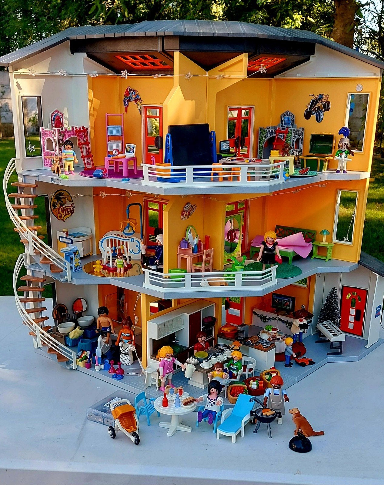 playmobil maison moderne 3 étages, Enlèvement
