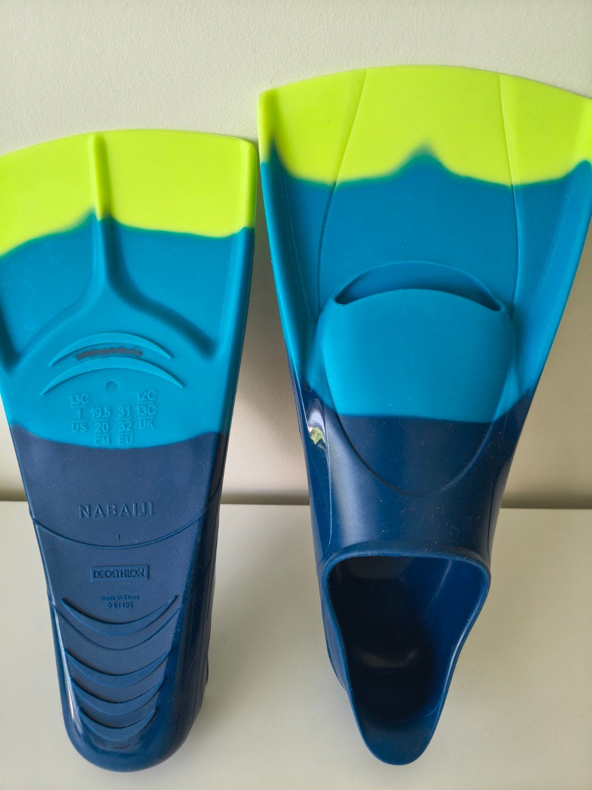 Zwemvliezen kind maat 31-32, Ophalen, Zo goed als nieuw, Kind, Decathlon