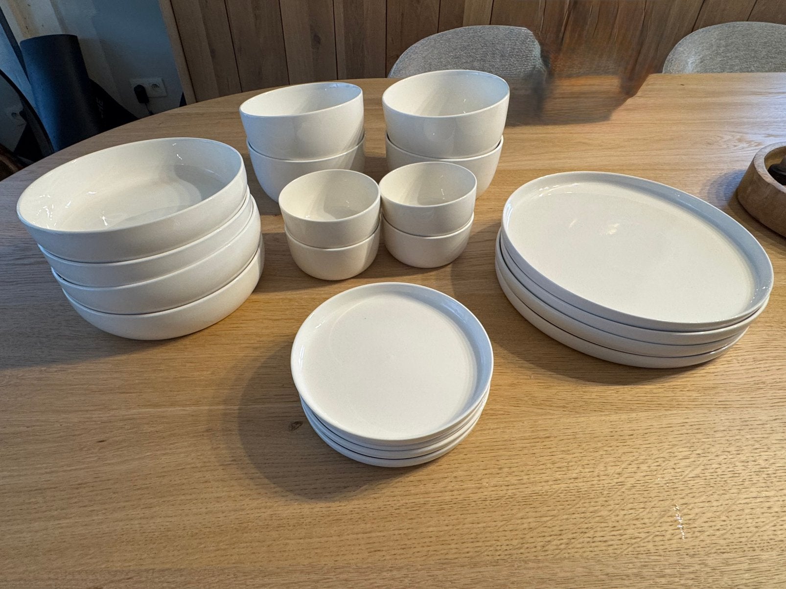 Servies, Huis en Inrichting, Keuken | Servies, Ophalen, Gebruikt, Compleet servies