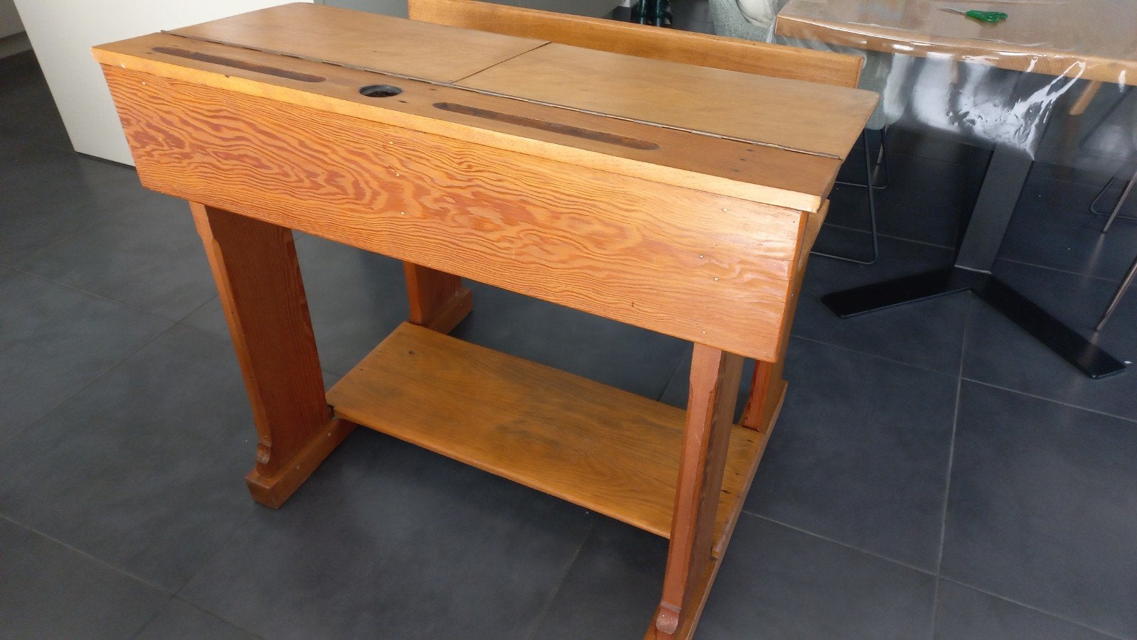 Mooie oude schoolbank, Antiek en Kunst, Ophalen