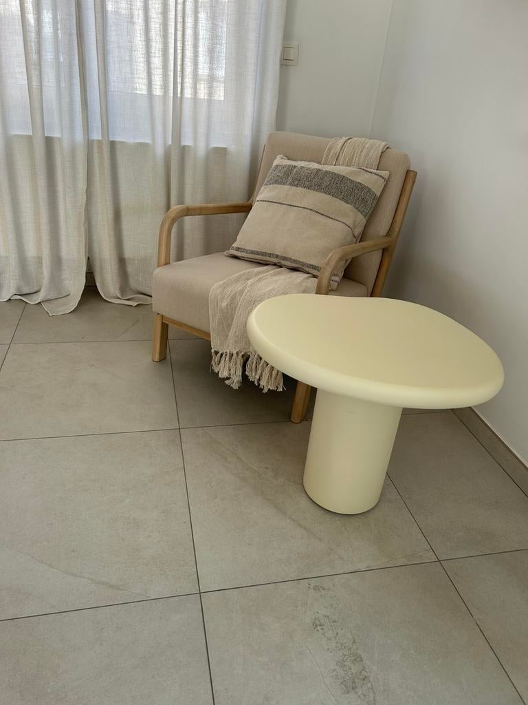 Stoel + tafel mortex Japandi, Ophalen, Nieuw, Stof, Japanfi