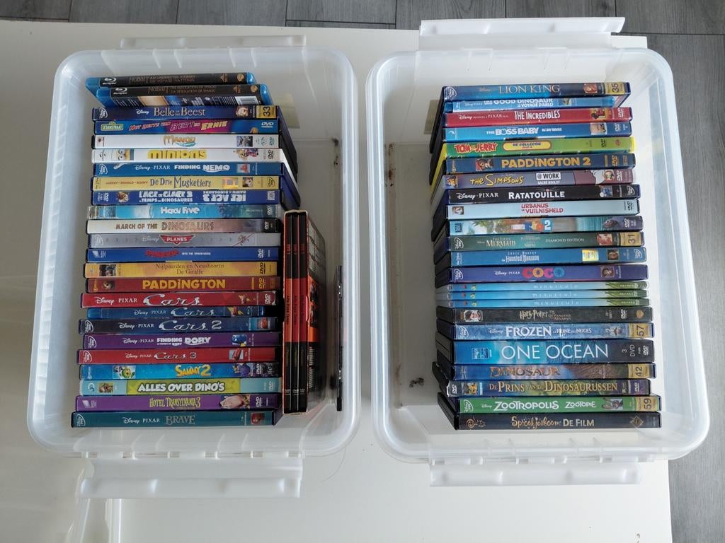 DVD Kinderfilms - Familiefilms (50 stuks) + DVD-speler, Cd's en Dvd's, Ophalen