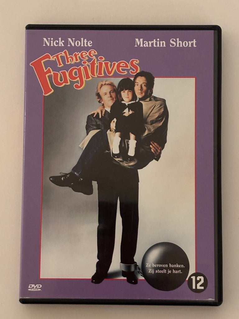 DVD Three Fugitives (1989) Nick Nolte Martin Short, Ophalen of Verzenden, Engels, Nederlands