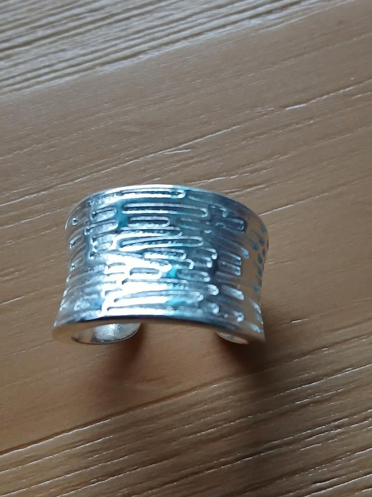 925 zilveren ring, Handtassen en Accessoires, Zilver, Zilver