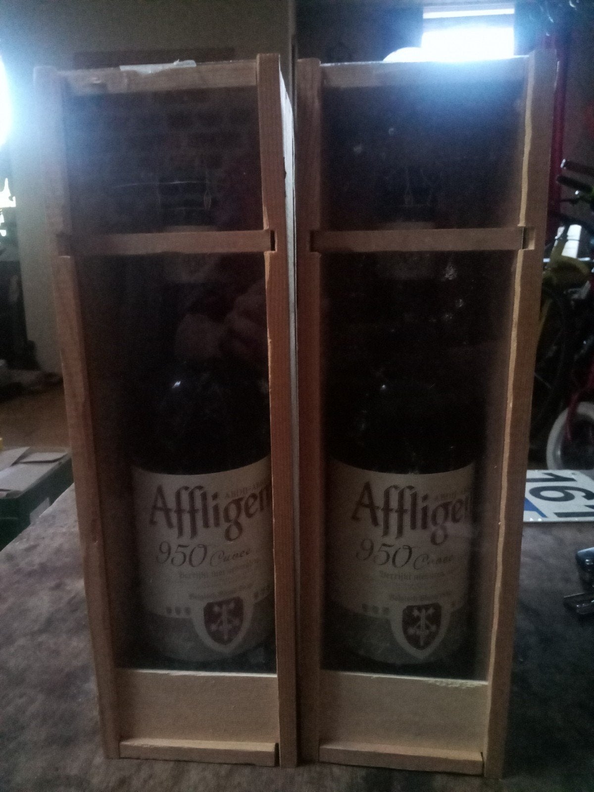 2x Zeldzame Affligem 950 Cuvée (2012) in origineel ho, Enlèvement
