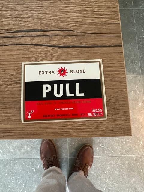 autocollant PULL extra blond de la brasserie Vedett Moortgat, Enlèvement ou Envoi, Neuf, Autres types, Duvel