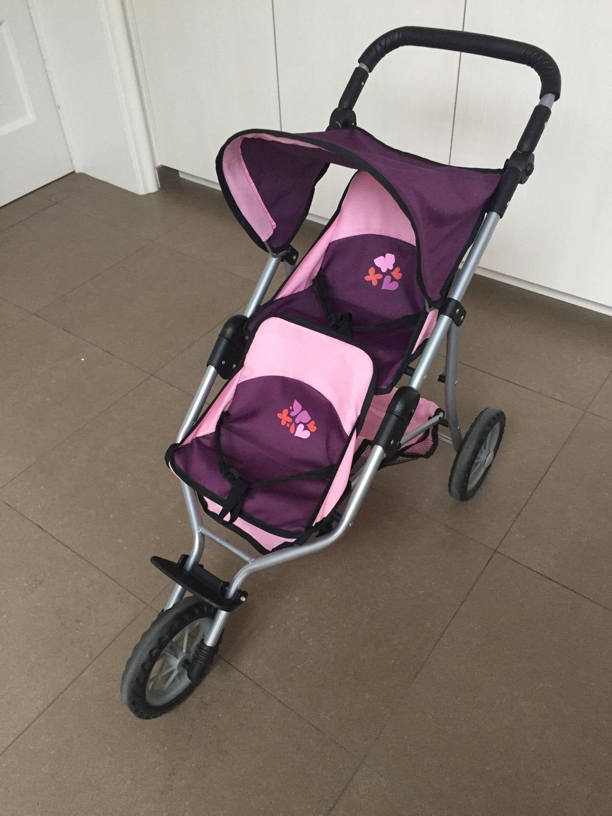Mooie en stevige duowagen / tweeling-poppenbuggy, Ophalen of Verzenden, Zo goed als nieuw, Overige merken, Duomodel