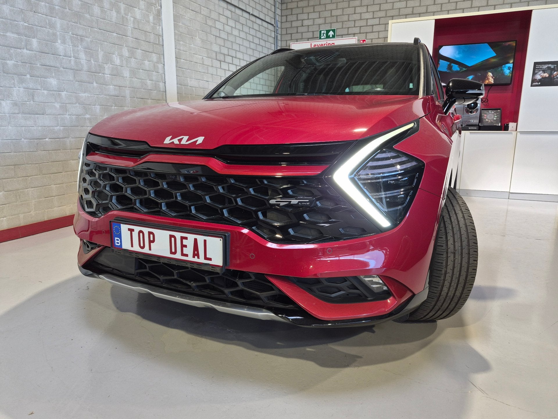 Kia Sportage T-GDi HEV GT-Line 6A/T - FULL OPTIONS - LEZ VAL, Autos, Cuir, Achat, 5 places, Automatique