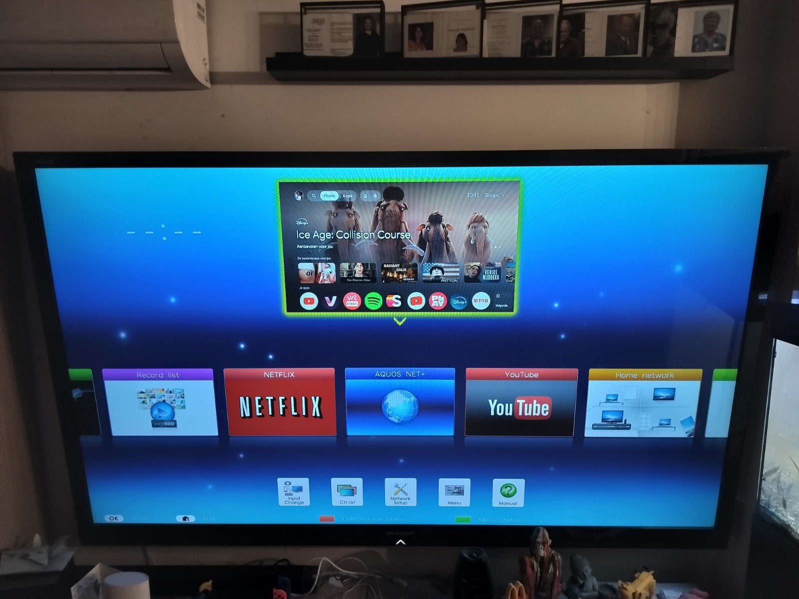 tv van het merk sharp, TV, Hi-fi & Vidéo, LCD, Enlèvement, Utilisé, 100 cm ou plus
